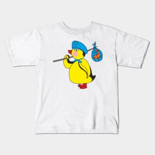 Duckling sailor with fish Kids T-Shirt